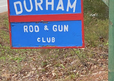 Sights at Durham Rod and GUn Club, Durham, Maine